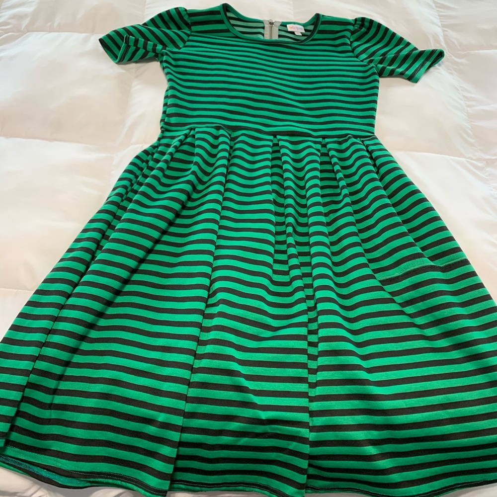 LuLaRoe Amelia Green dress!